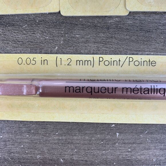 5 Crafter Square Metallic Marker 0.05 In Fine Tip Point DIY Cards Rose Gold Blue - Picture 2 of 6